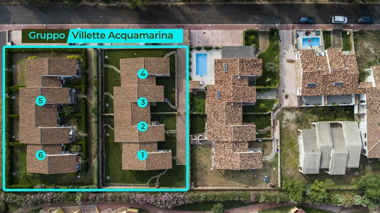Holiday home Villette Acquamarina Budoni